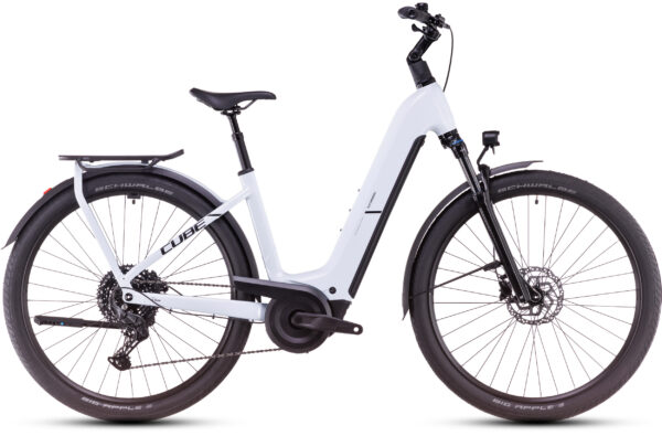 Cube Kathmandu Hybrid ONE 800 Easy Entry polarwhite´n´black